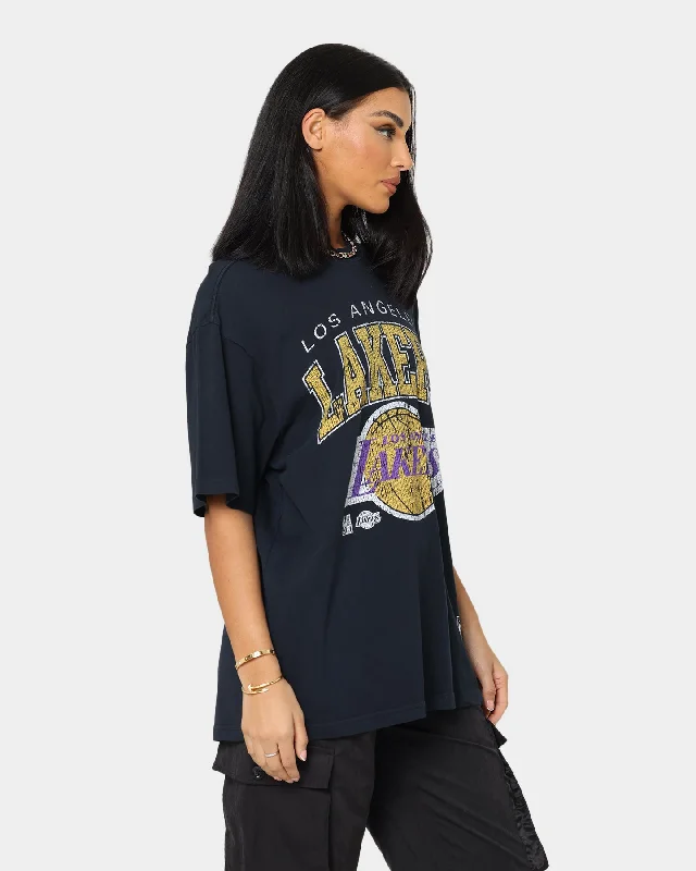 Mitchell & Ness Los Angeles Lakers XL Arch Vintage T-Shirt Faded Black