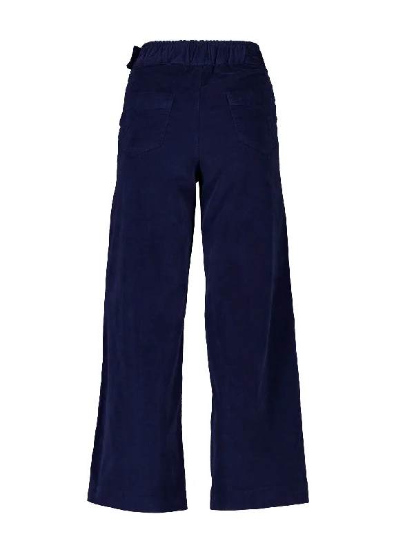 Peggy Fine Cord Pants Navy