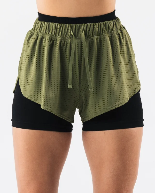 Margo Mesh Short - Agave