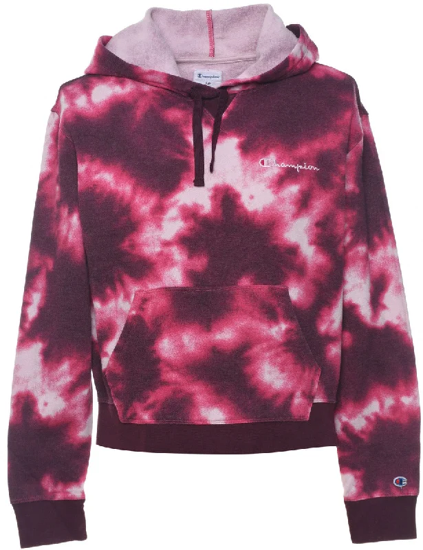 Champion Tie-Dyed Hoodie - S