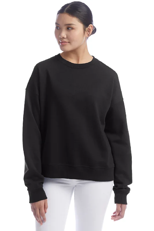 Champion Womens PowerBlend Crewneck Sweatshirt - Black