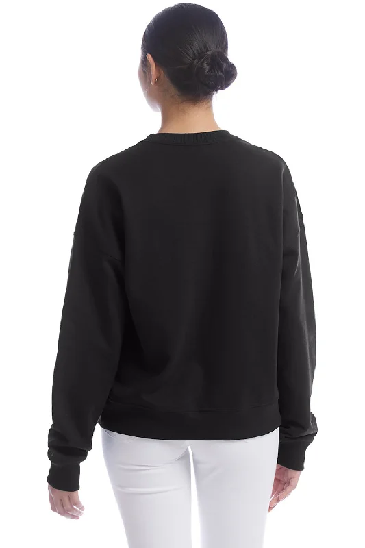 Champion Womens PowerBlend Crewneck Sweatshirt - Black