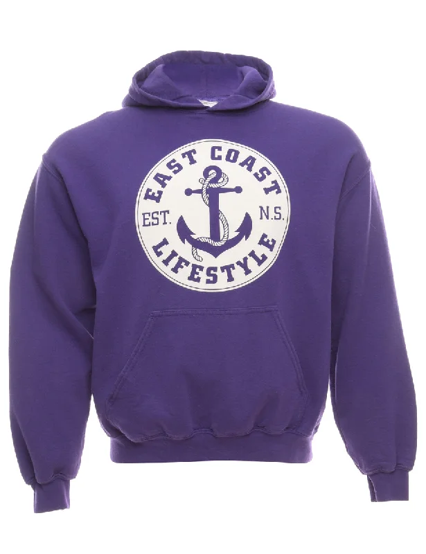 East Coast Life Style Printed Sweatshirt - M