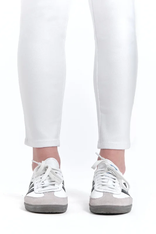 Gia Butter Ankle Skinny in White