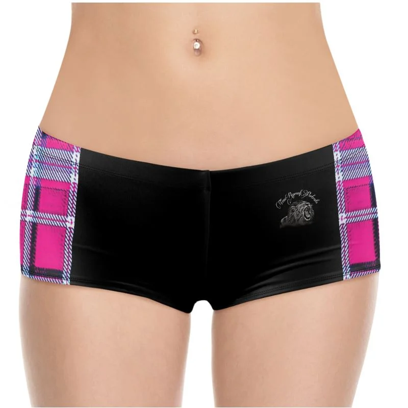 TRP Twisted Patterns 06: Digital Plaid 01-04A Designer Hot Pants