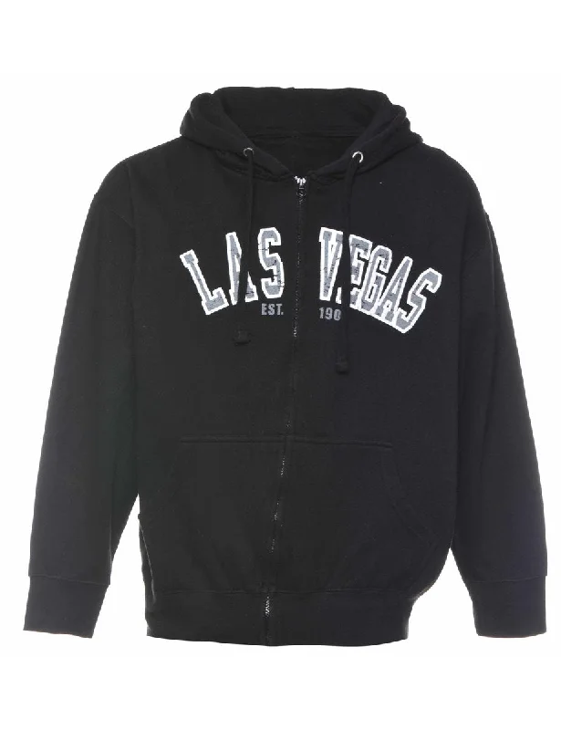 Las Vegas Printed Hoodie - L