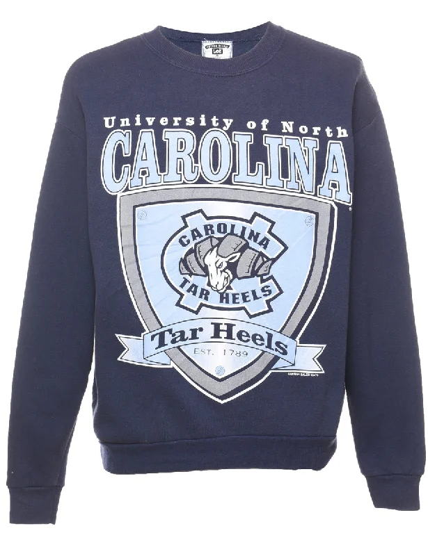 Lee University Of North Carolina Navy Printed Sweatshirt - M