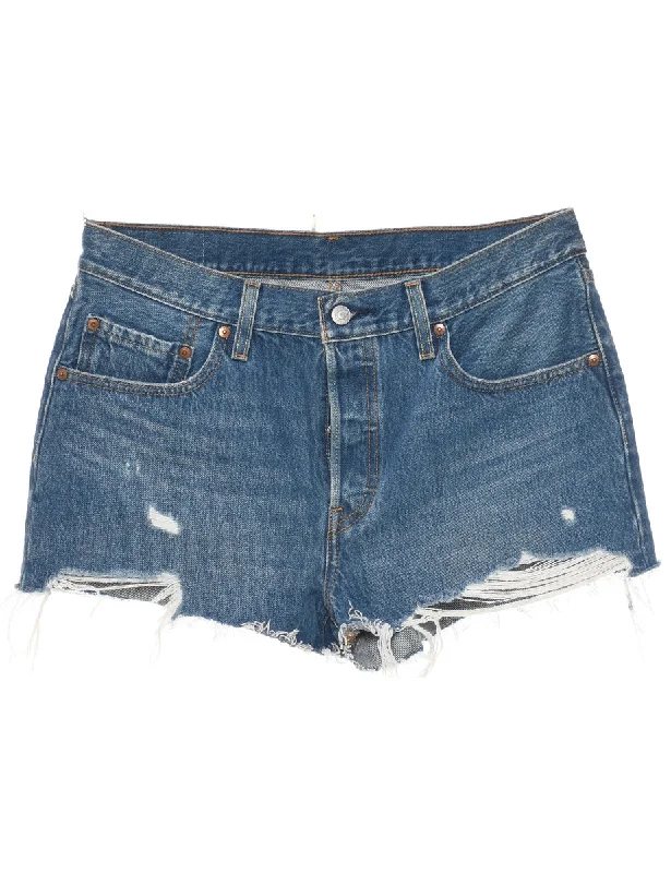 Levi's 501 Cut-off Denim Shorts - W32 L2