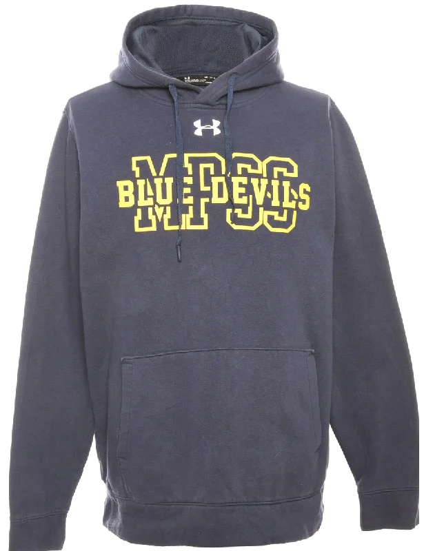 Navy Under Armour Printed Sweatshirt - M