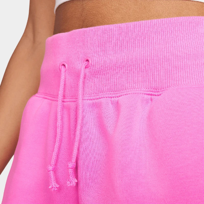 Nike Sportswear Phoenix Fleece High Rise Shorts Playful Pink / Black