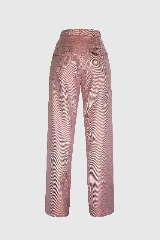 Pink Cinnamon Trousers - Silk