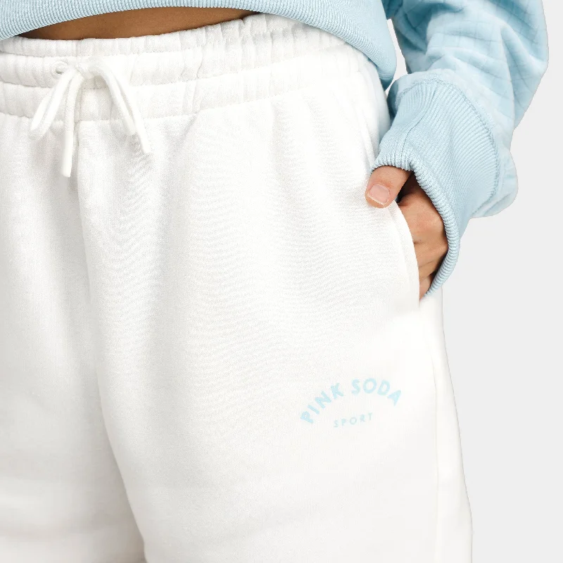 Pink Soda Women's Krome Fleece Shorts / White