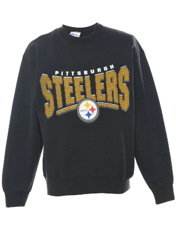 Pittsburgh Steelers Printed Sweatshirt - L