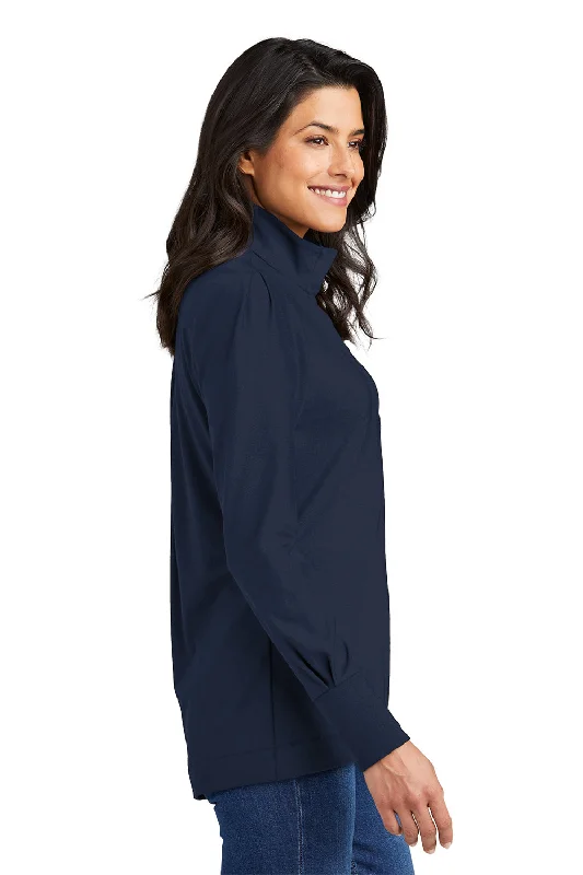 Port Authority Womens Fairway 1/4 Zip Sweatshirt - River Navy Blue