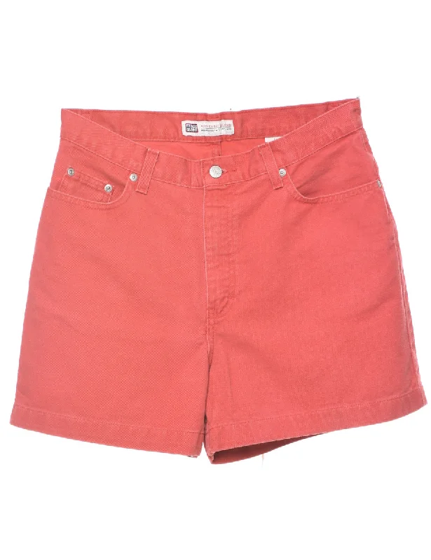 Red Denim Shorts - W30 L4