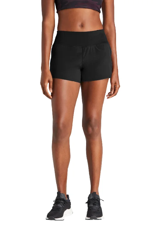 Sport-Tek Womens Repeat Shorts - Black