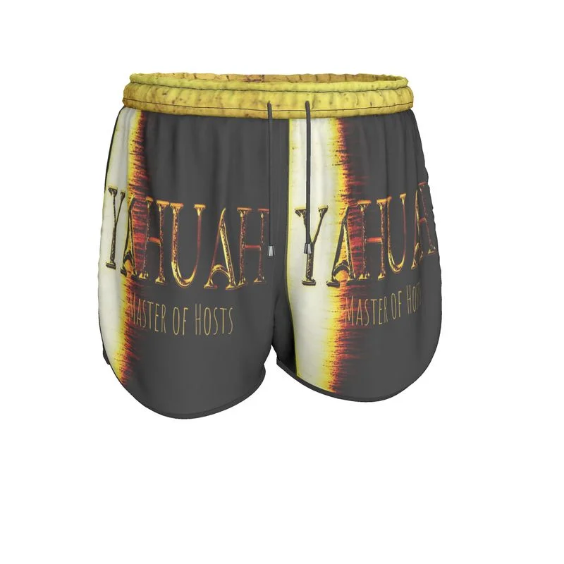 Yahuah-Master of Hosts 01-03 Ladies Designer Running Shorts