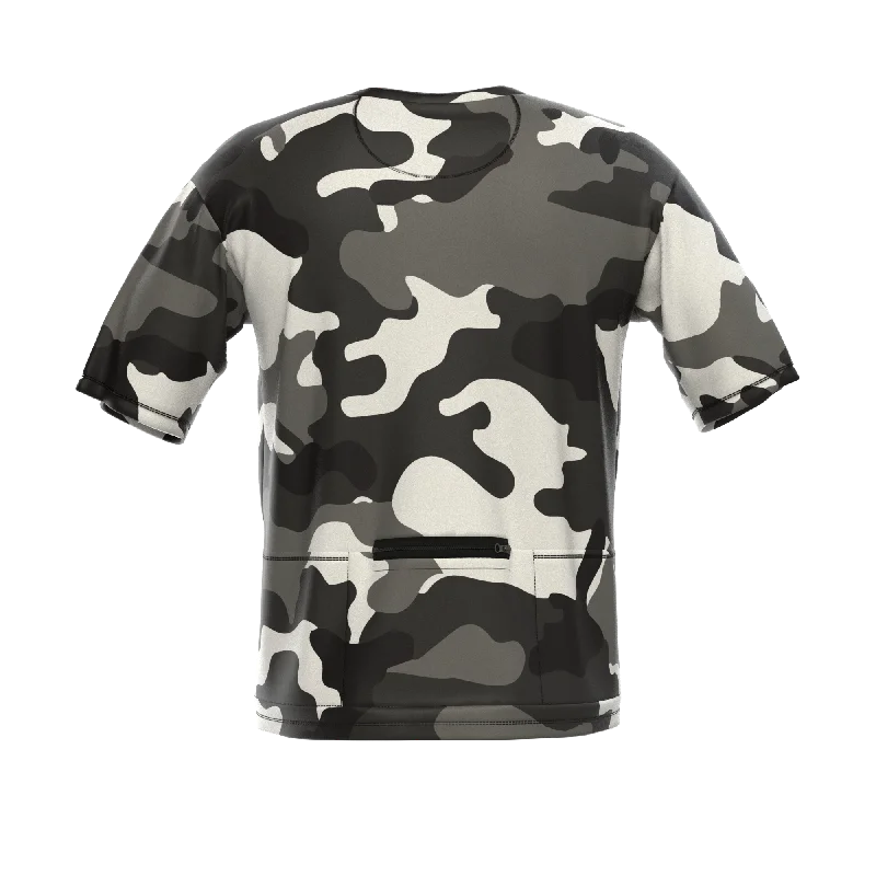 Men's Camouflage Short Sleeve Cycling Shirt