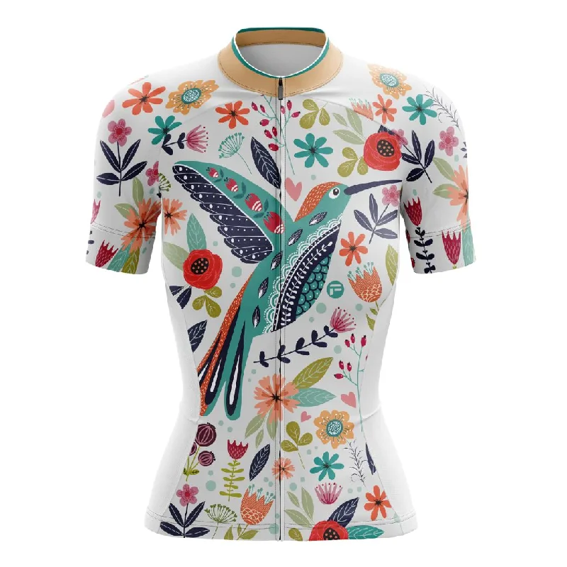 My Happy Bird Short Sleeve Cycling Jersey For Women