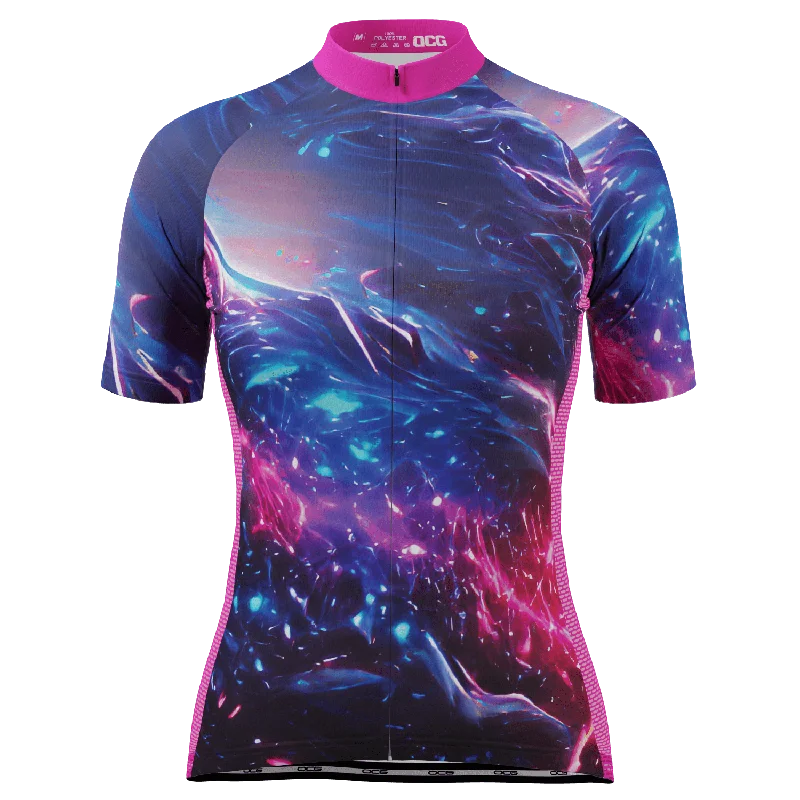 Women's Galaxy Short Sleeve Cycling Jersey