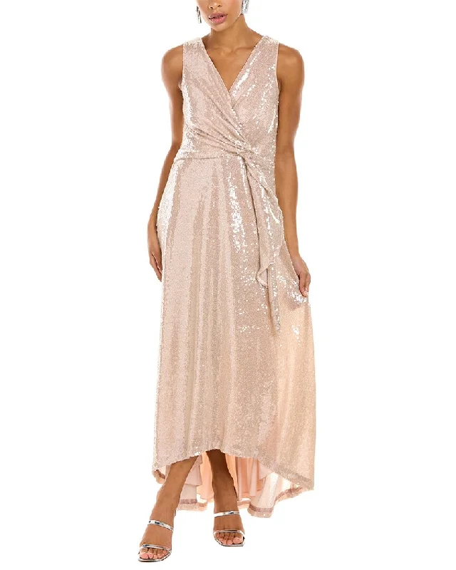 Kay Unger Sequin Twist Dress