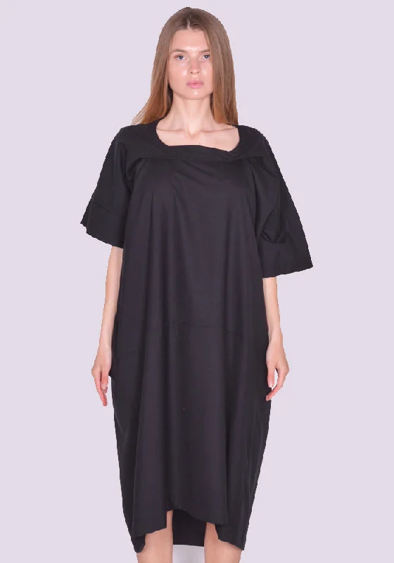 MARINA YEE SS23-0021-999 PEPPER FOLD COLLAR DRESS