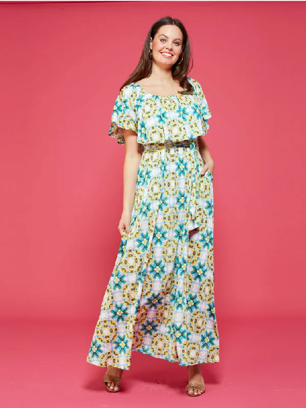 Onjenu Misty Dress Finca Blue