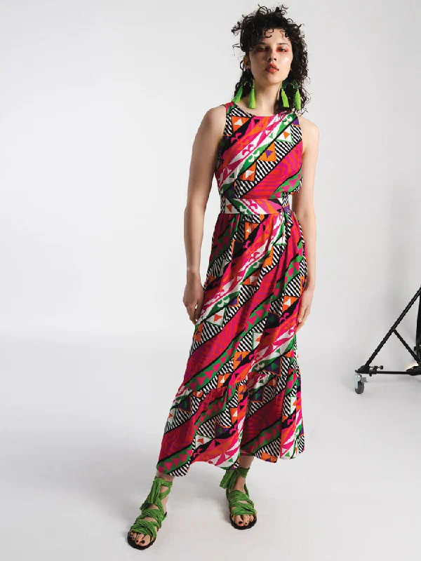 Peace + Chaos Cusco Dress Pink