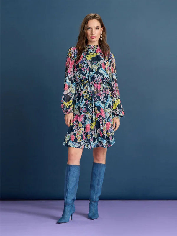 Pom Dress Full Glow Deep Blue