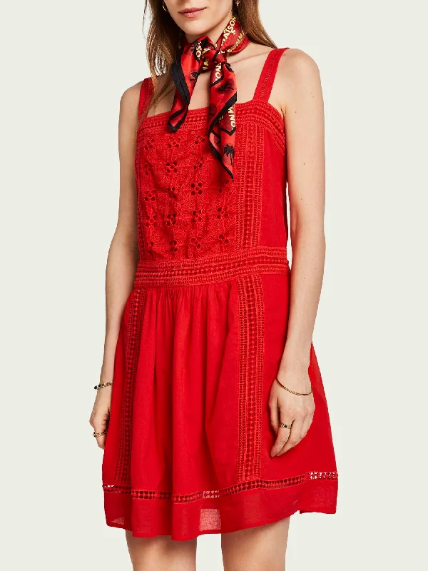 Scotch & Soda Broderie Anglaise Dress