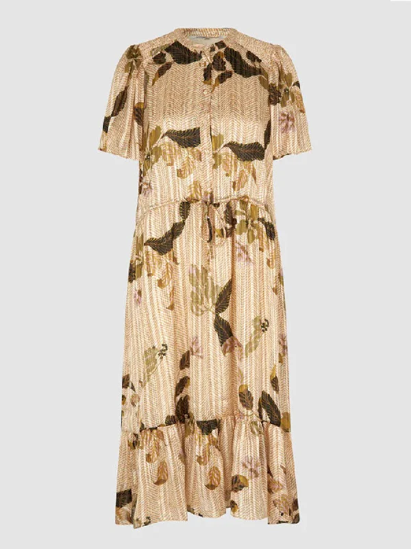 Second Female Brezza Dress Dark Chalk