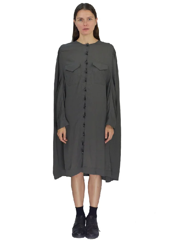 SITUATIONIST OVERSIZE DRESS GREY