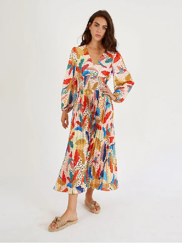 Traffic People Aurora Dress Brown