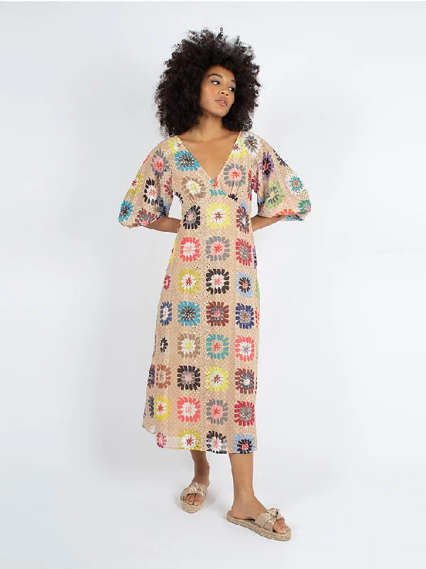 Traffic People Gloria Dress Brown
