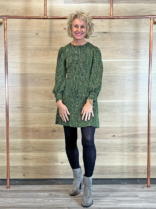 Traffic People Moira Dress Green